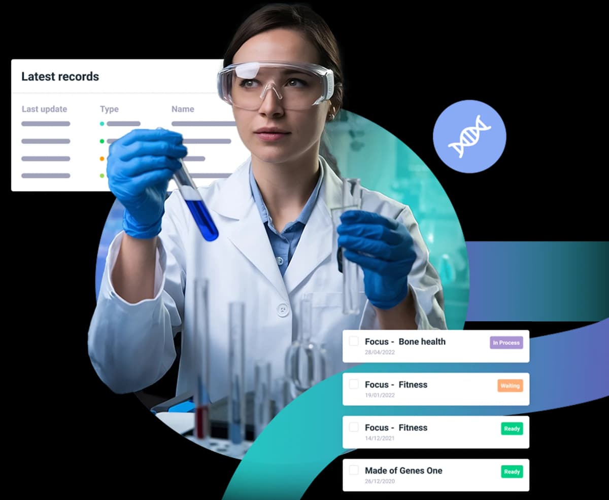 Banner de Genomcore Genomics