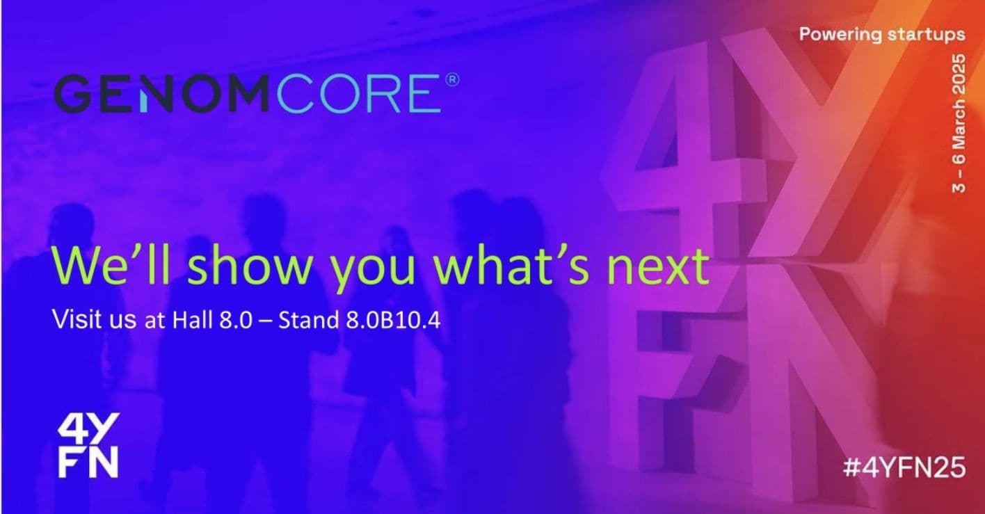Genomcore and Made of Genes booth at Mobile World Congress 2025